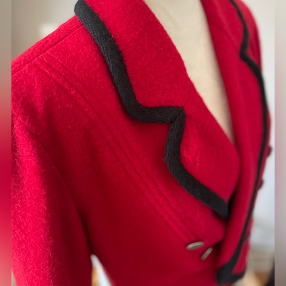 Vintage Wool Blend Liz Wear Not a Double Breasted Blazer! - 4 - Picture 4 of 15